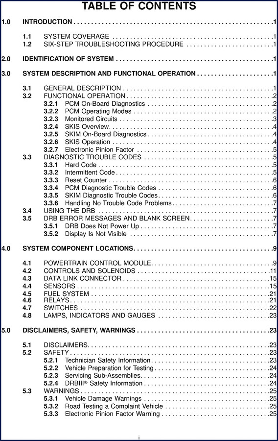 Chrysler PCM Diagnostics Manual – 484 page factory diagnostic manual cover