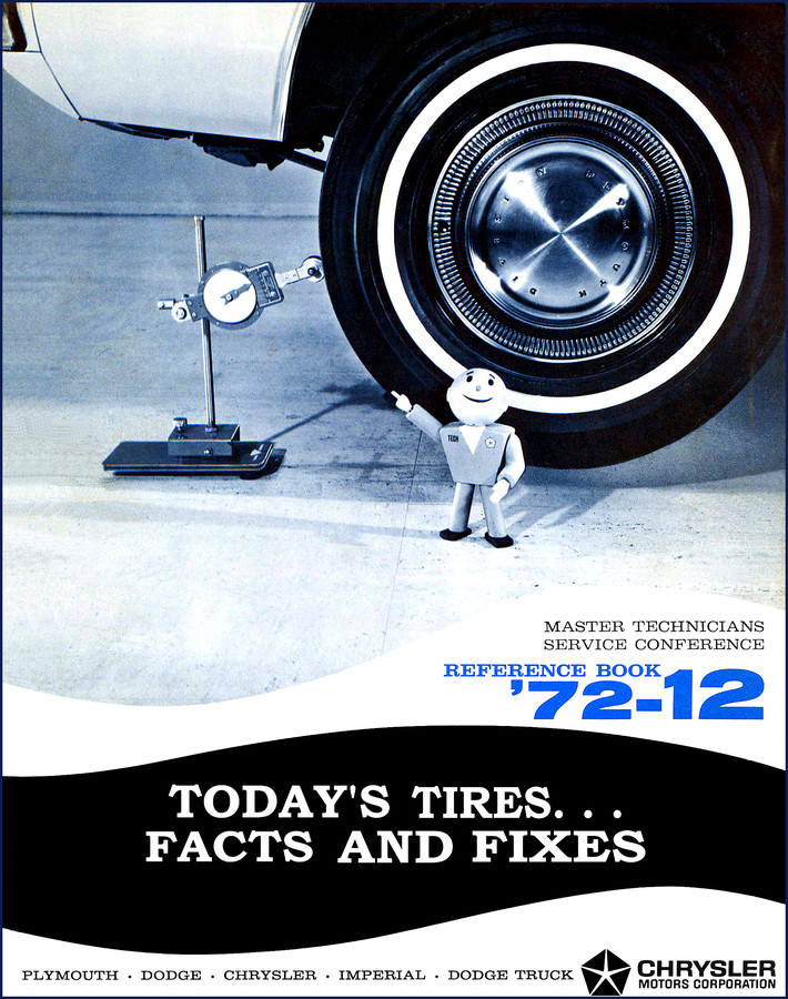 1972 Chrysler Plymouth Dodge Imperial Dodge Truck Master Technicians Service Conference Reference Book cover