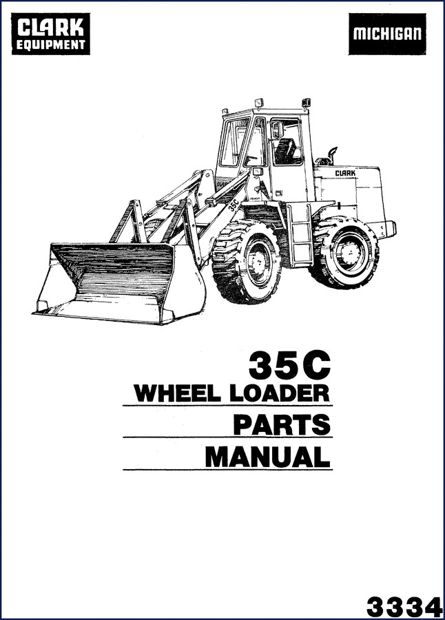 Clark-hurth 35C 45C 55C Parts Catalog factory OEM manual cover