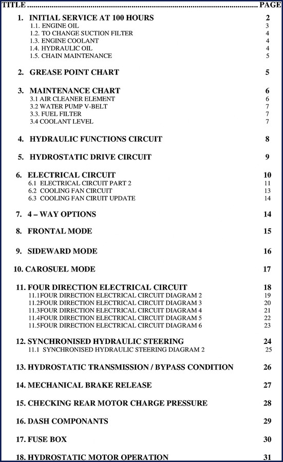 Combi-lift Combi-Lift Training Manual cover showing a forklift and the 32-page booklet