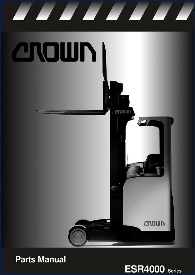 Crown ESR4000 Parts Catalog cover page – 200 pages OEM document