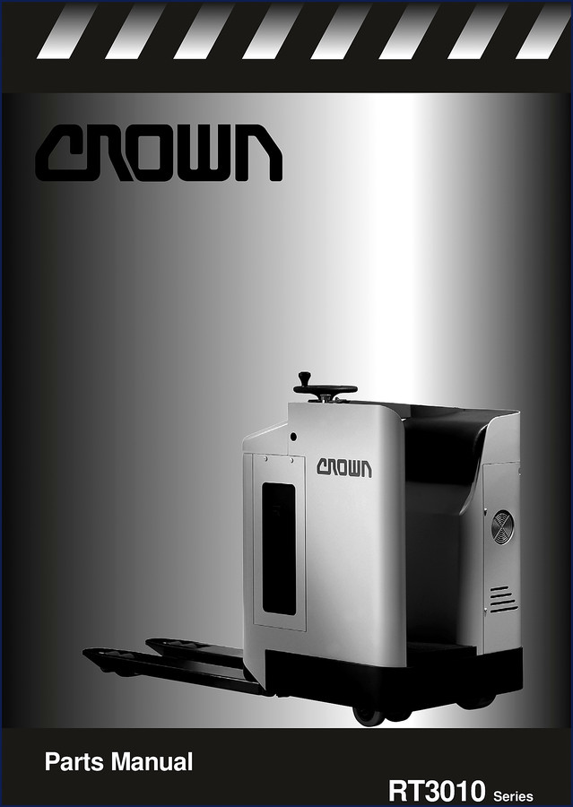 Crown RT3010 Parts Catalog - factory OEM parts manual cover
