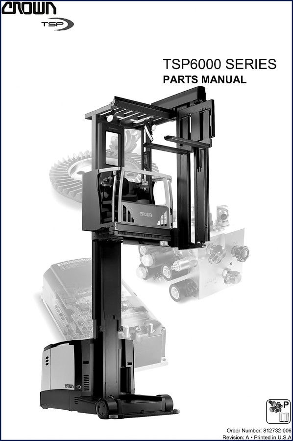Crown TSP6000 Parts Catalog 273 pages OEM factory parts manual