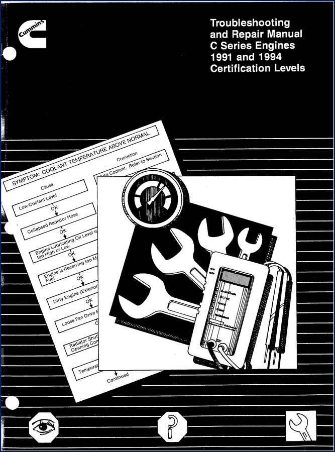 Cummins C Series 1993 Troubleshooting Manual cover page