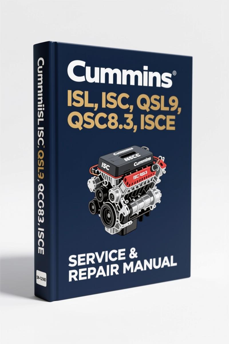 Cummins ISL ISC QSL9 QSC8.3 ISCE 2010 Troubleshooting Manual cover