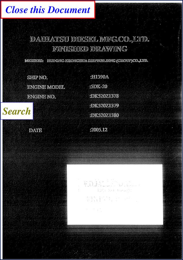 Daihatsu 5DK-20 2005 Technical Manual cover with engine outline and model number