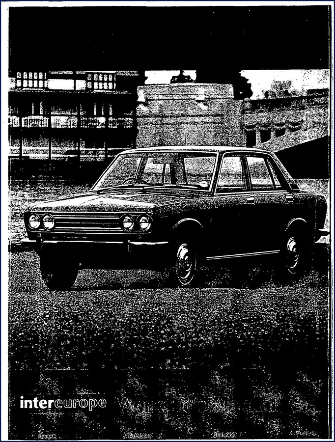 Datsun 510 160B 180B 610 1972 Workshop Manual cover