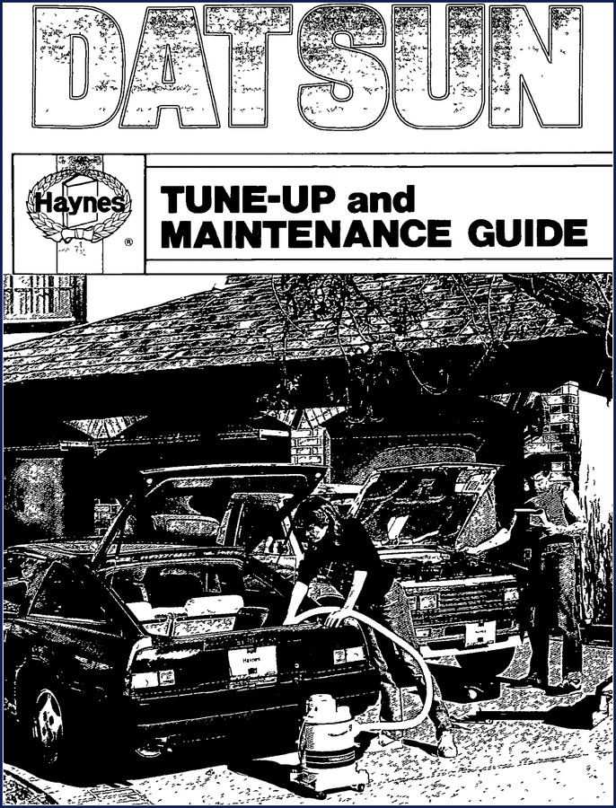 1984 Datsun Vehicle Service Manual – 140-page tune-up and maintenance guide cover