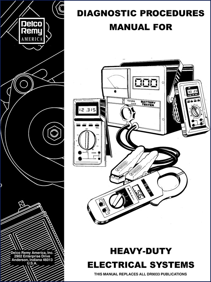 Delco-Remy 37-MT 41-MT 42-MT 50-MT diagnostics manual cover