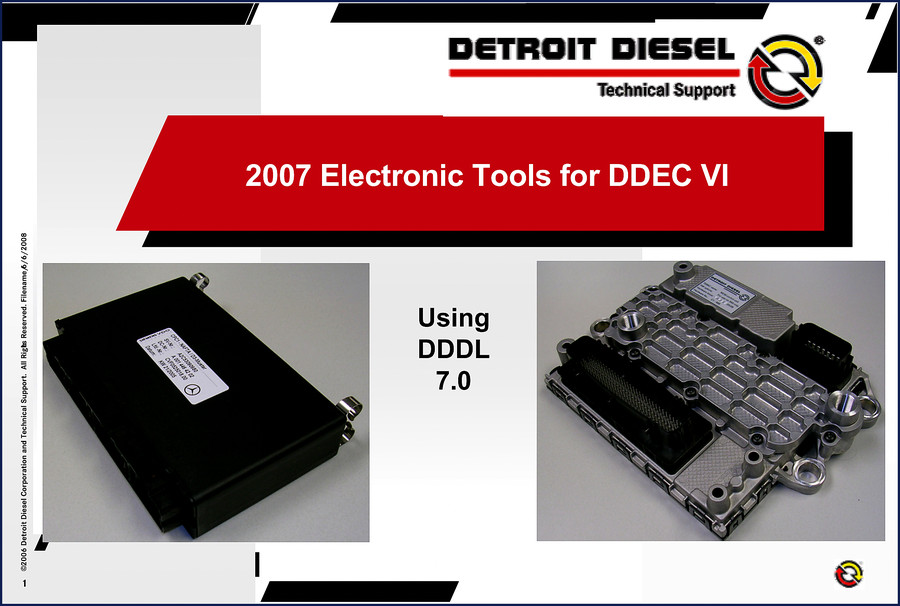 2007 Detroit Diesel DDEC VI Diagnostics Manual cover – OEM factory document