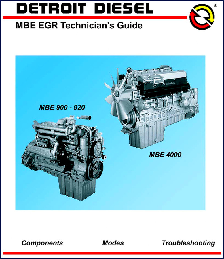 Detroit Diesel MBE 4000, MBE 900, MBE 920 Troubleshooting Manual cover – 122-page OEM service document