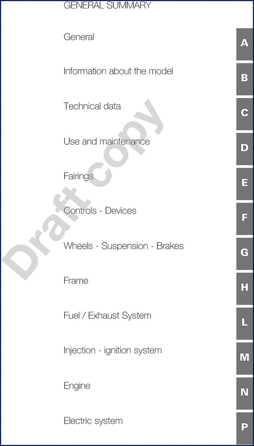Ducati 1098 1098S factory service manual cover page