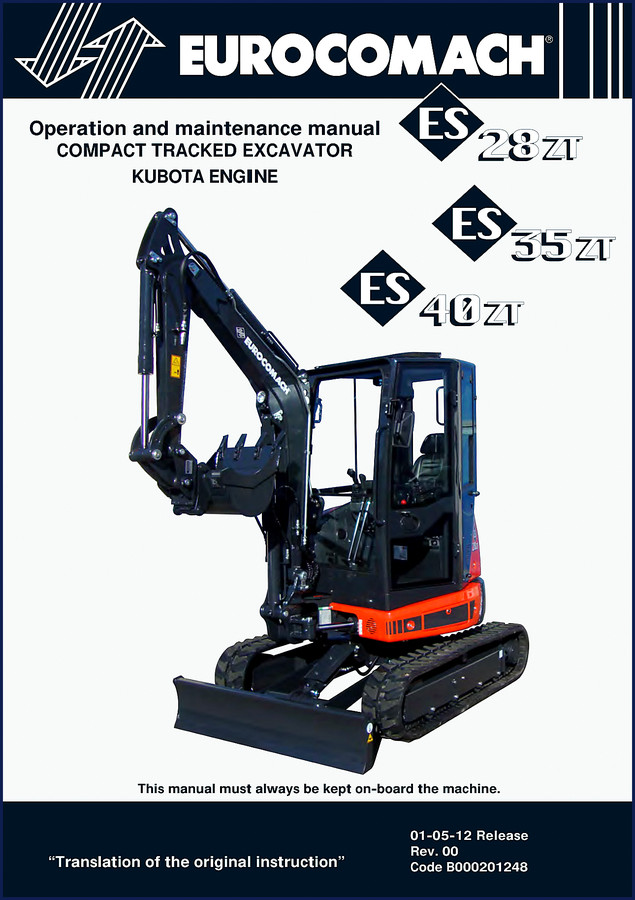 Eurocomach ES 28 ZT service repair manual 2012 262 pages cover photo