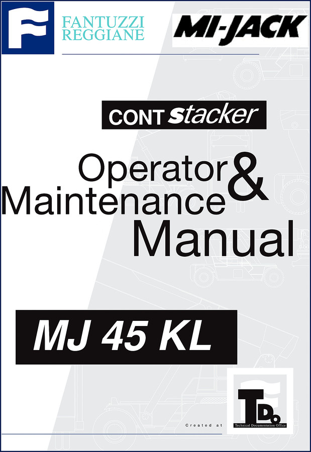 Fantuzzi MJ 45 KL Operator Manual - 821 page OEM documentation cover