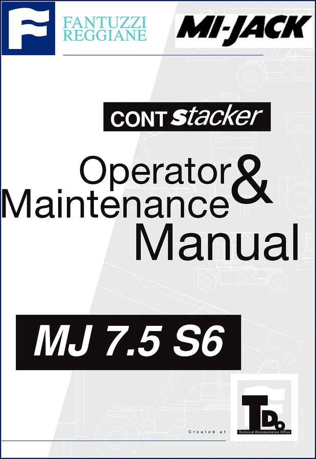 Fantuzzi MJ 7.5 S6 Operators Manual – 2004 Factory Operator and Maintenance Manual cover