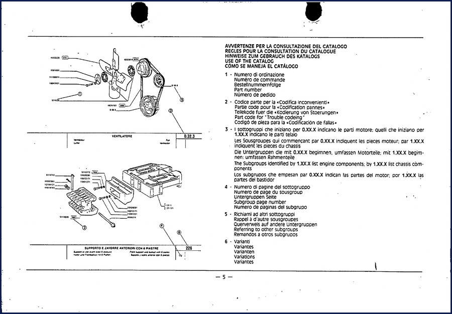Fiat Powertrain Technologies 212 Parts Catalog cover – 573 page OEM factory parts manual