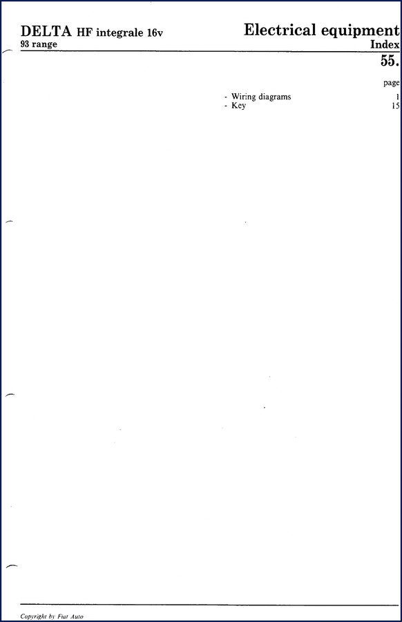 1993 Fiat Delta HF integrale 16v Wiring Diagram from Fiat Powertrain Technologies