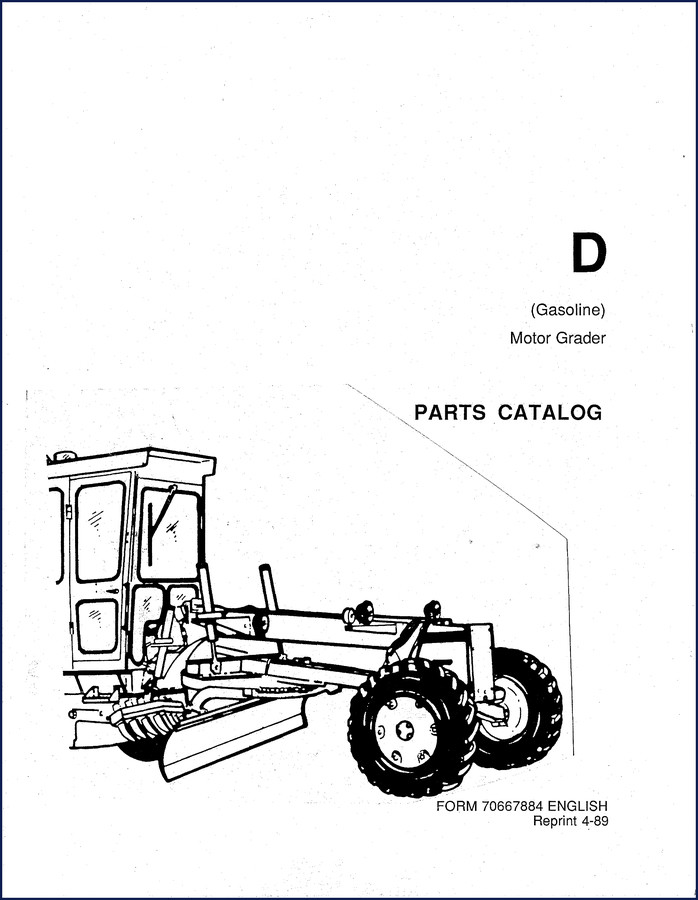 Fiatallis D Motor Grader Parts Catalog – OEM Factory Scan 339 pages