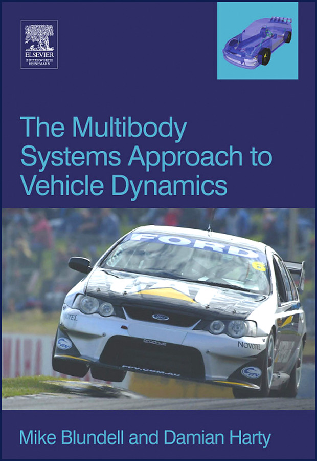 Cover of the 2004 Ford FALCON Technical Manual showing multibody systems approach to vehicle dynamics