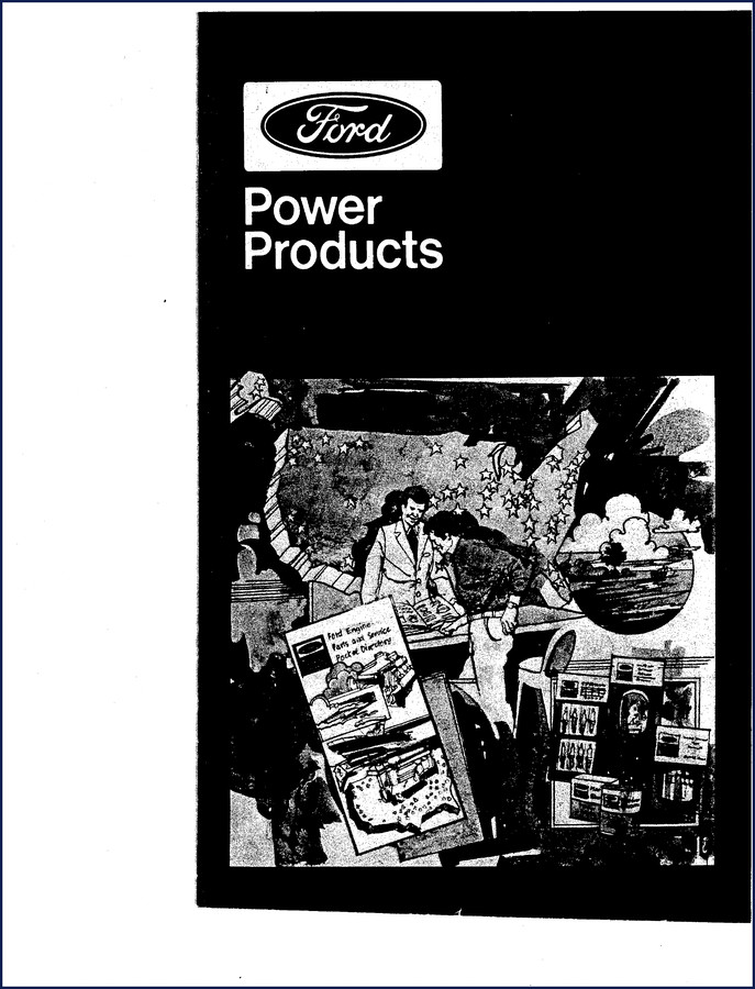 Ford Power Products User Manual – 44-page OEM factory user manual for Ford industrial engines