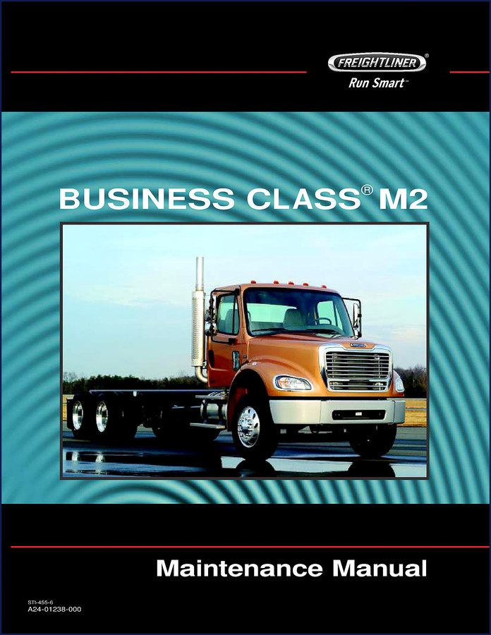 Freightliner M2 100-112V Factory Service Manual cover – OEM manual for truck repair