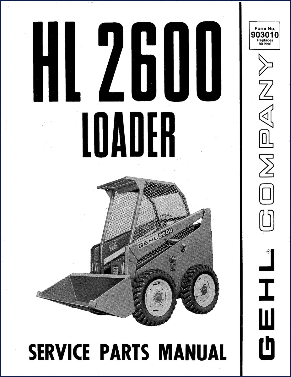 GEHL 2600 Loader Parts Catalog – 44 pages of factory parts diagrams and torque specs