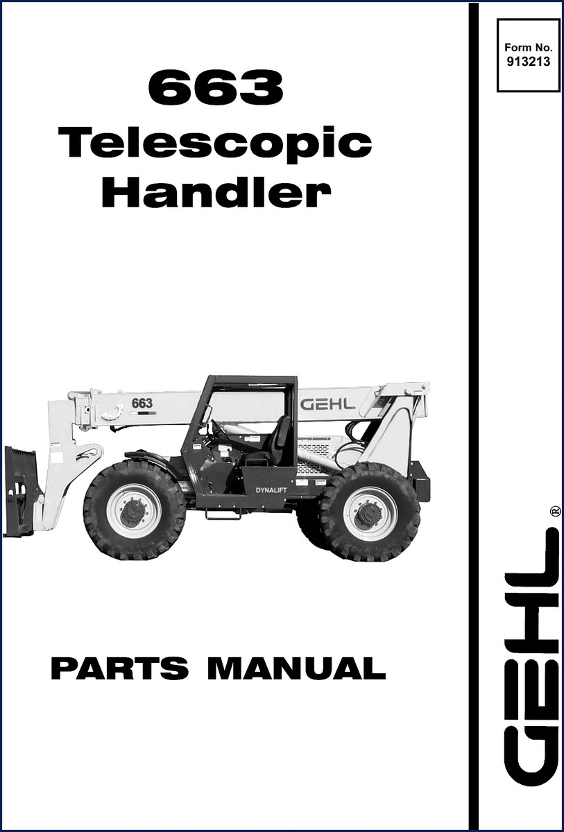 GEHL 663 Parts Catalog – 142-page OEM factory parts manual cover