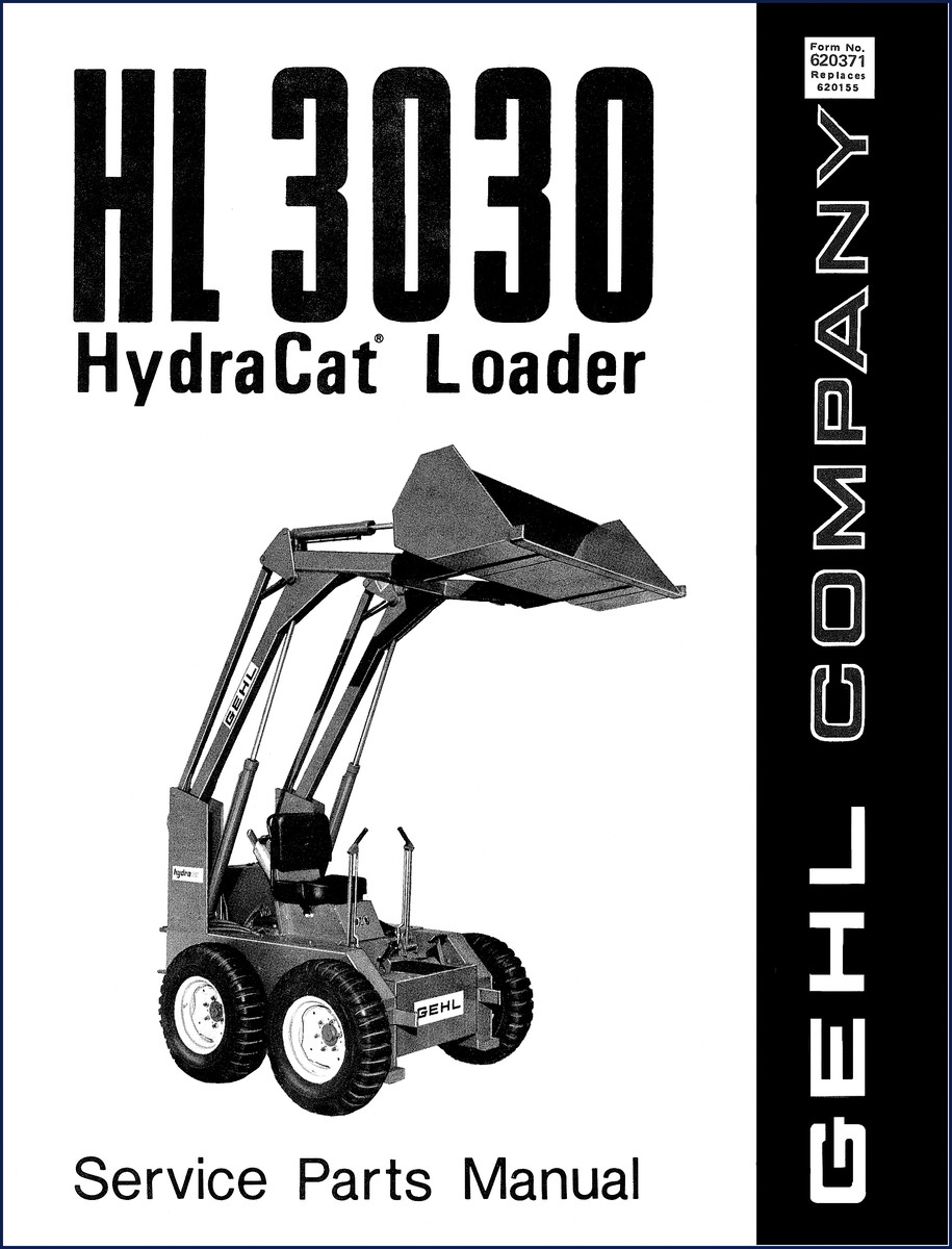 GEHL HL 3030 Parts Catalog – exploded diagram page from factory OEM manual