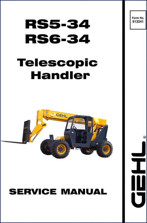 GEHL RS5-34 Telescopic Handler 2005 Operators Manual cover
