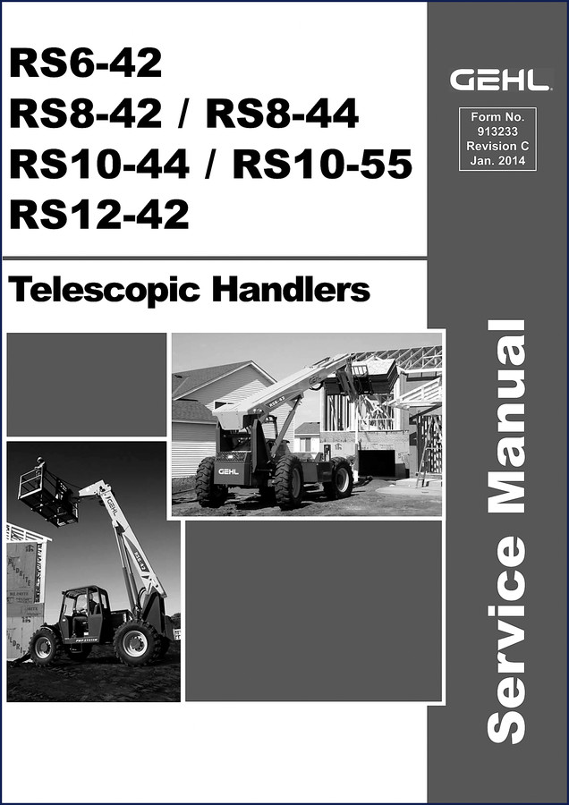 GEHL RS6-42 RS8-42 RS10-44 RS10-55 RS12-42 2013 OEM Parts Manual cover