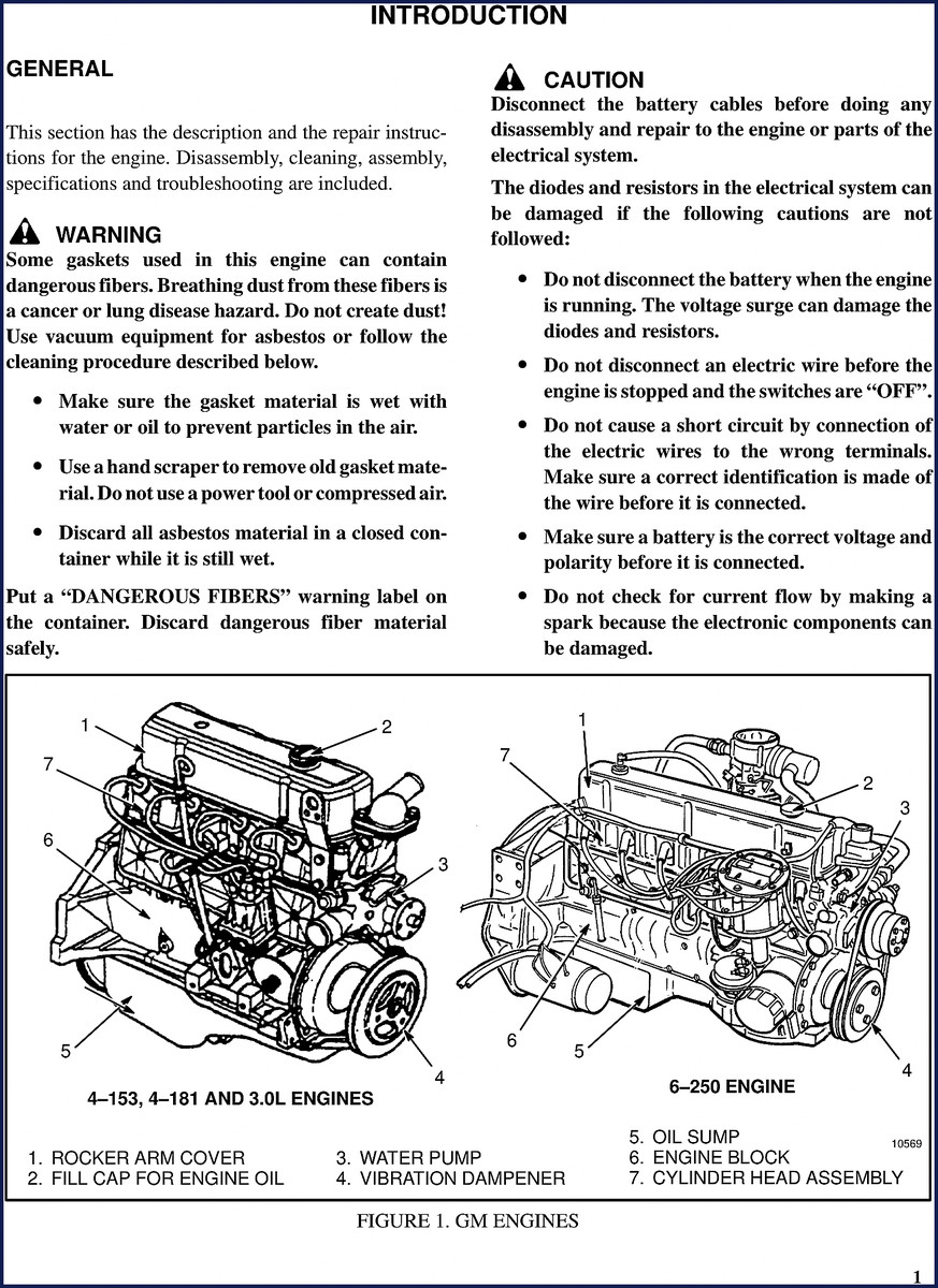 Gmdat 3.0L, 4-153, 4-181 Service Manual cover – 31-page factory shop manual for lift truck engines