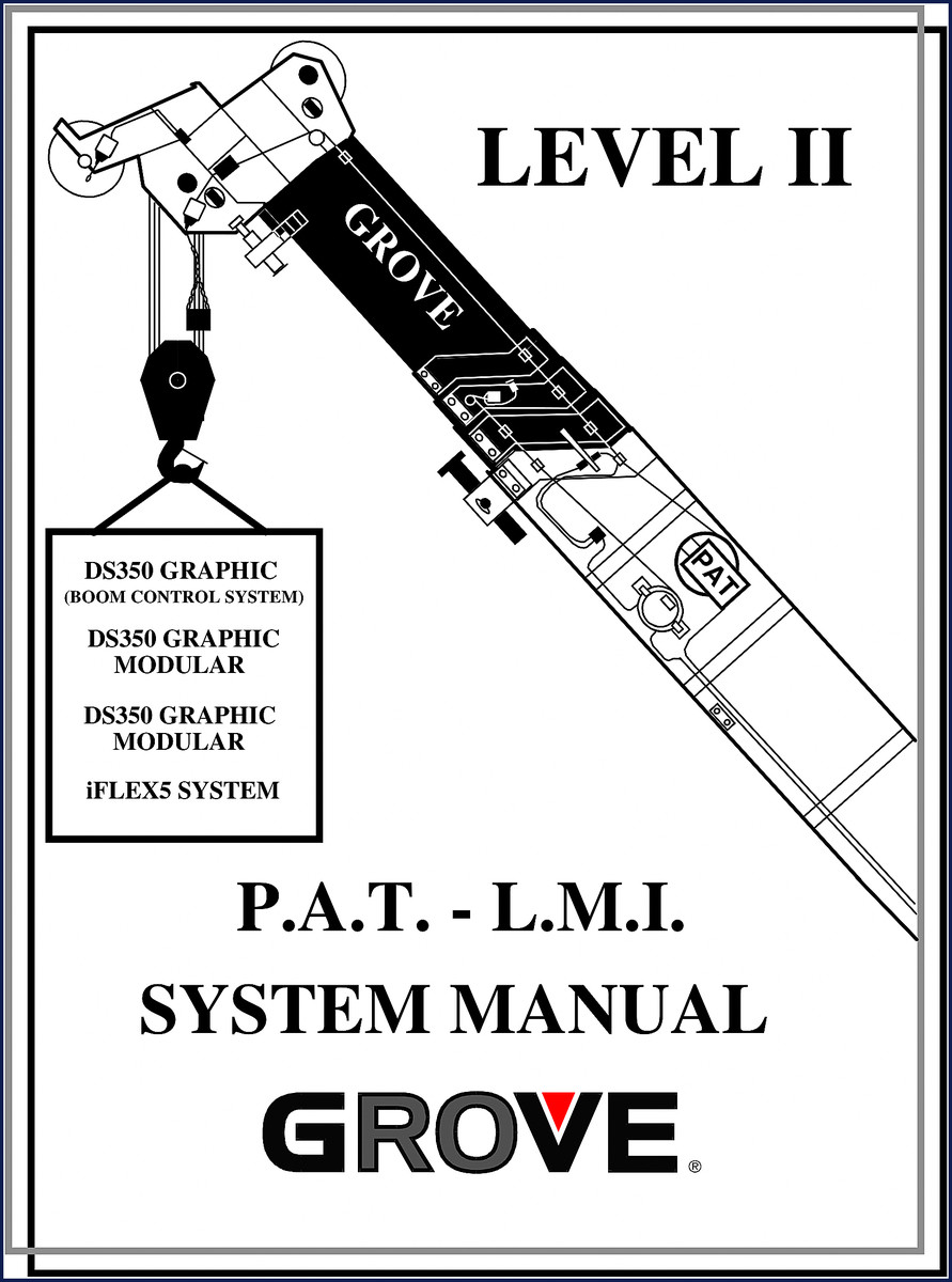 Grove DS350 iFLEX5 Technical Manual cover - 504 pages factory service manual