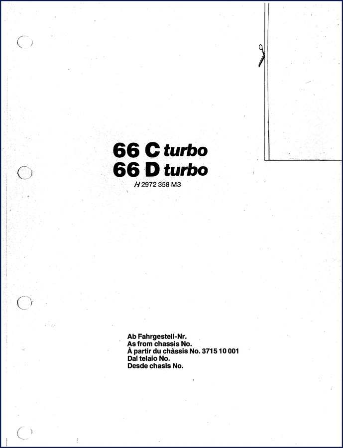 Hanomag 66 C Turbo factory parts catalog cover – 667 pages
