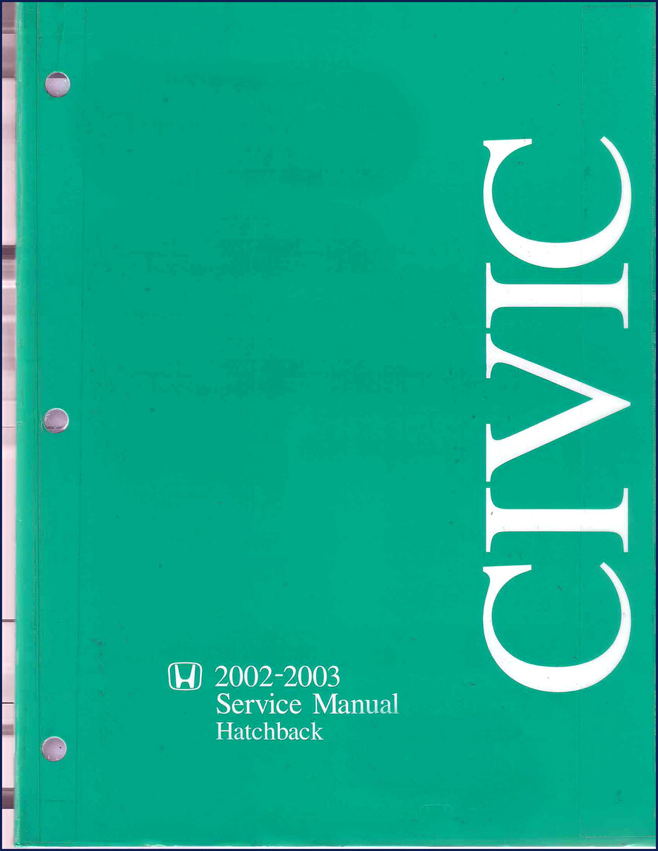 2002-2003 Honda Civic Service Manual cover