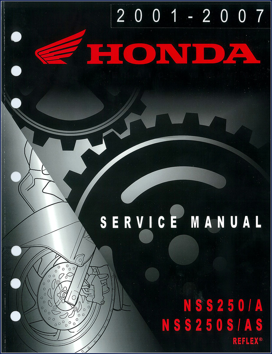 2001-2007 Honda NSS250 NSS250A NSS250S NSS250AS Service Manual cover - OEM factory repair guide