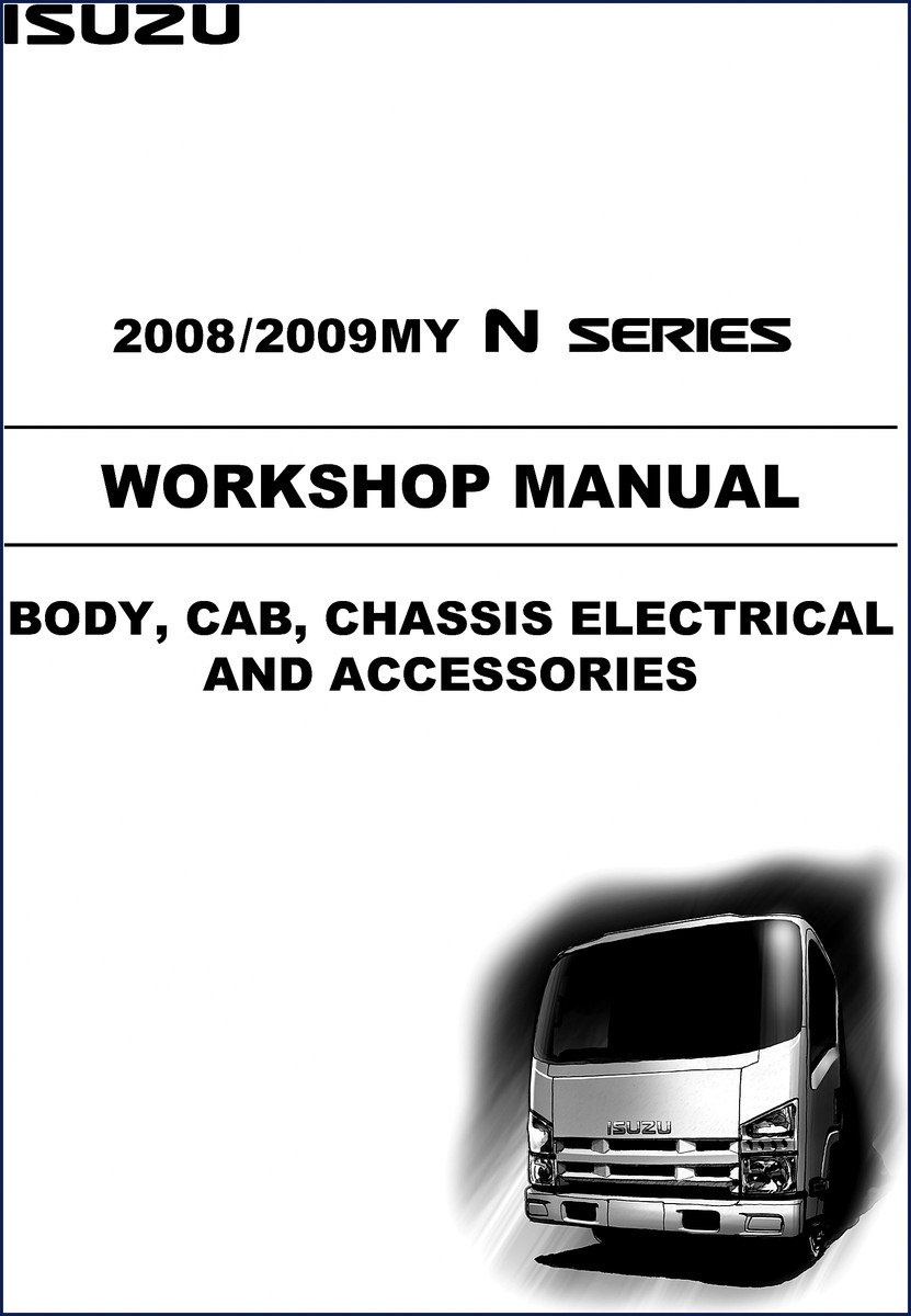 Isuzu N Series 2008 Workshop Manual – Lighting System Section 9A cover
