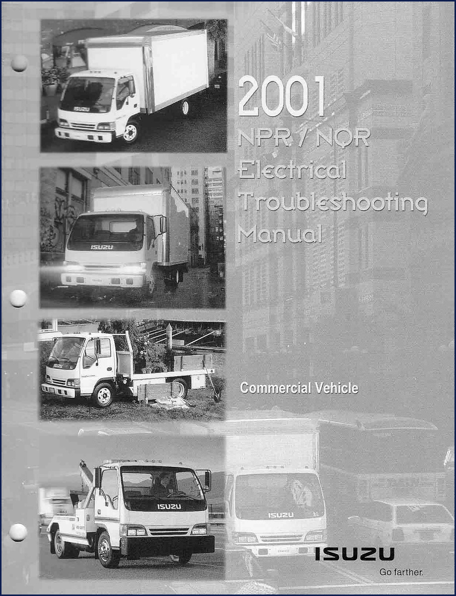 2001 Isuzu NPR NQR Electrical Troubleshooting Manual cover – factory OEM document