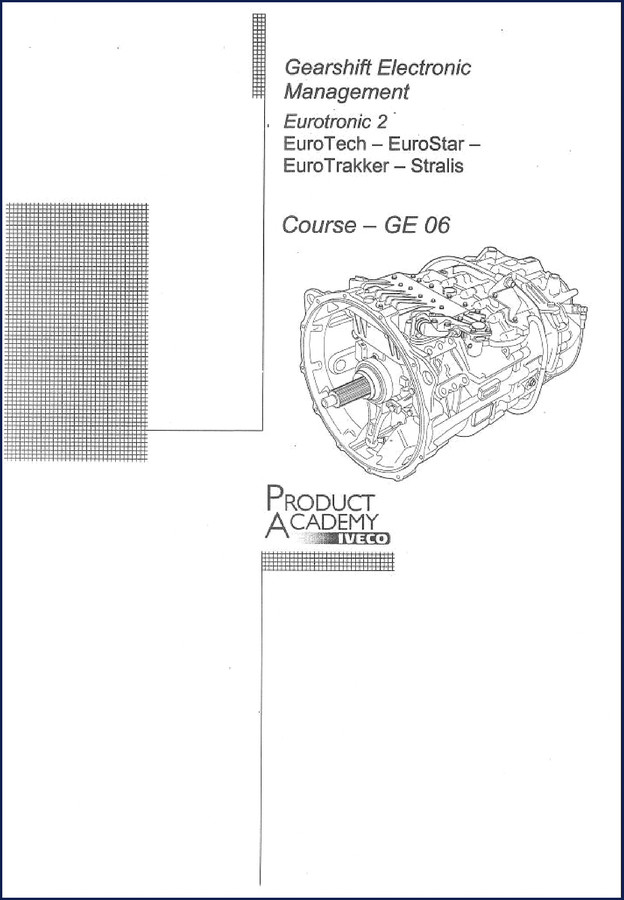 Iveco STRALIS EuroTech EuroStar EuroTrakker training manual cover showing title and IVECO logo
