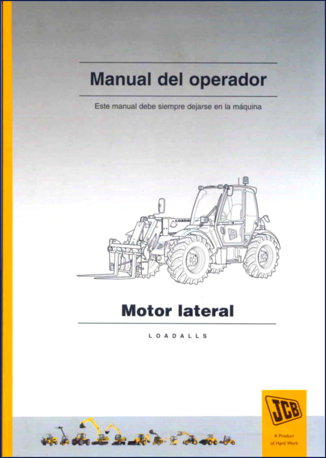 JCB LOADALLS Operators Manual cover page – factory safety and operation document