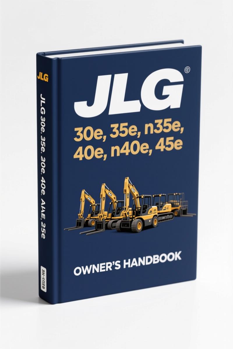 JLG 30e service manual cover 2001 OEM