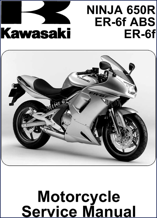 Kawasaki Ninja 650R ER-6f ABS Service Manual cover