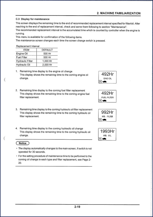 New Holland Kobelco SK200 Operators Manual 174 pages OEM multi-display maintenance intervals
