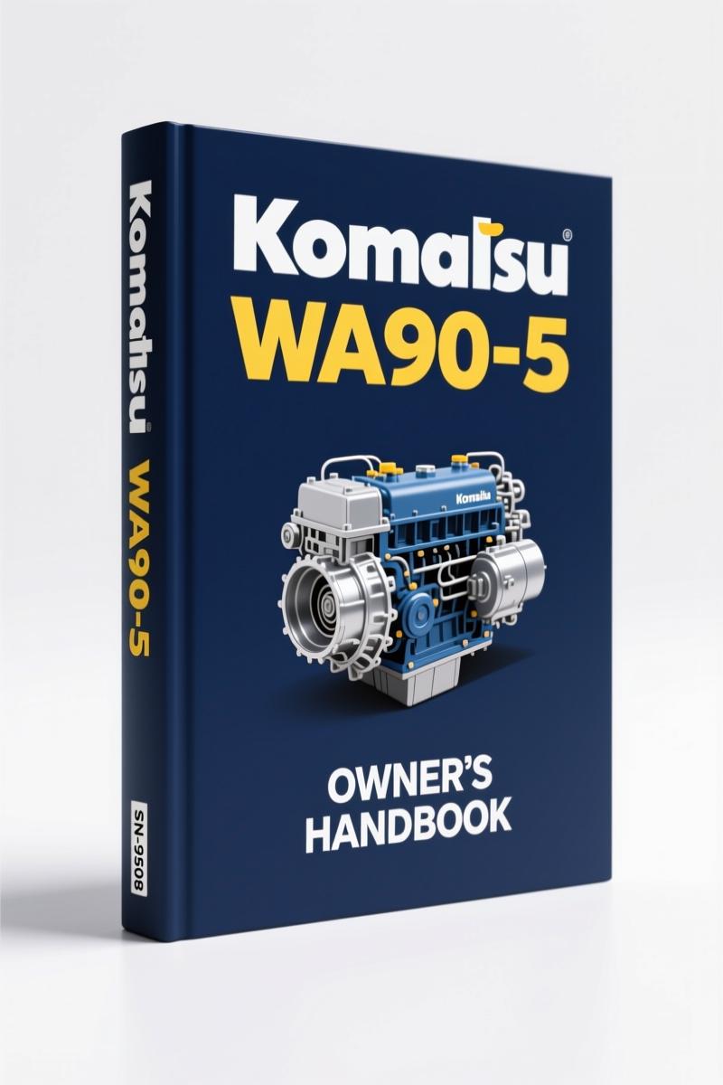 Komatsu WA90-5 2006 Operators Manual cover - 257 pages OEM