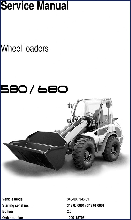 Kramer 580 680 343-00 343-01 2005 Service Manual cover
