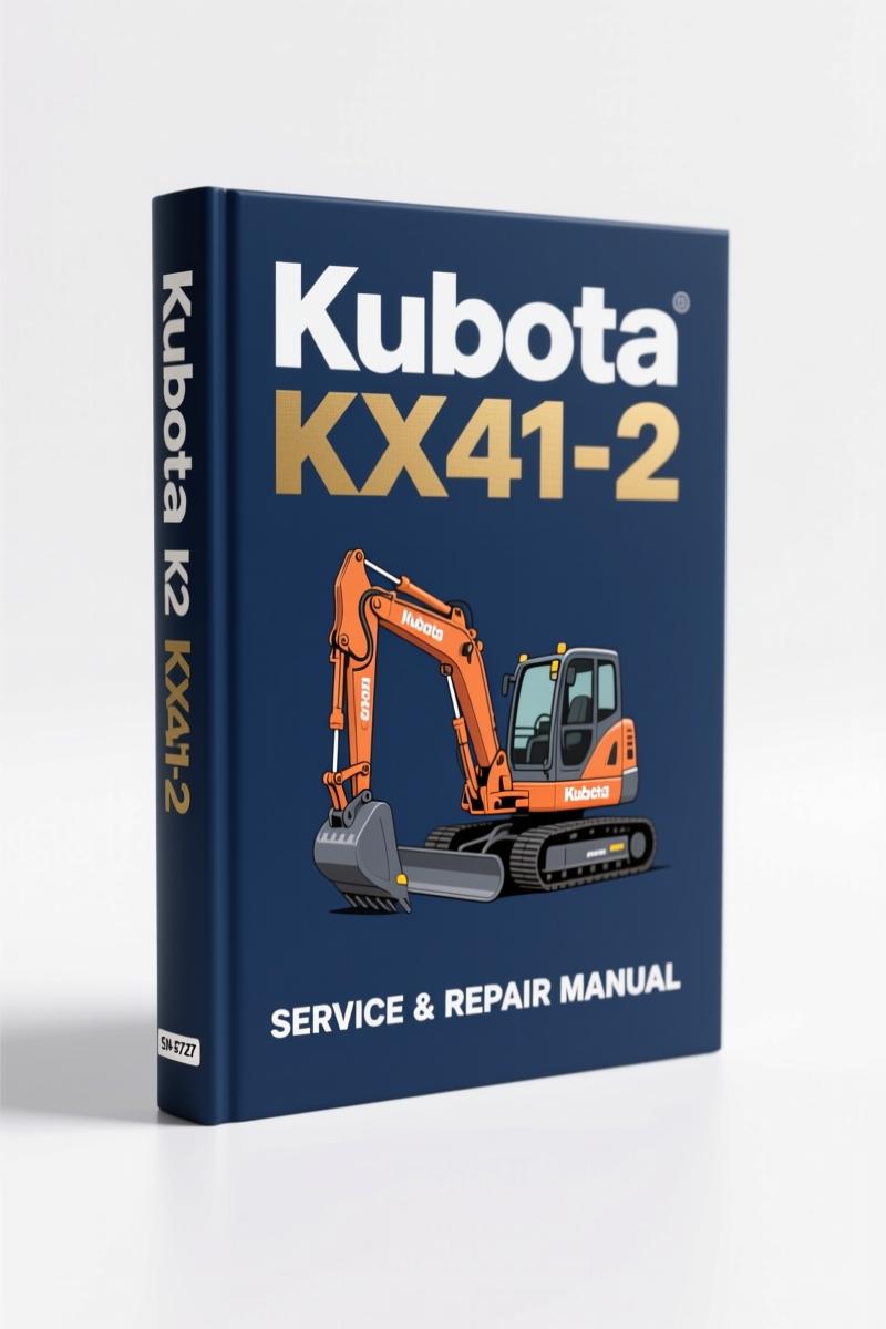 Kubota KX41-2 Parts Catalog 274-page OEM factory manual cover