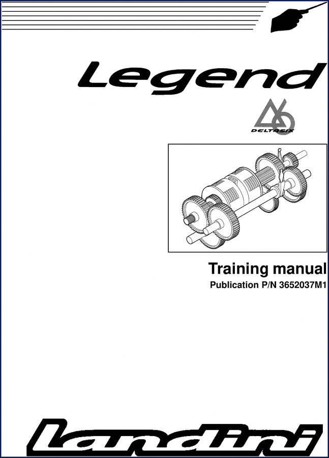 Landini Legend 2000 Training Manual cover – Deltasix transmission training manual 303 pages