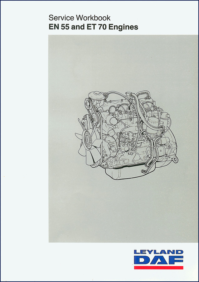 Leyland DAF EN 55 ET 70 1996 Service Manual cover – OEM factory workbook