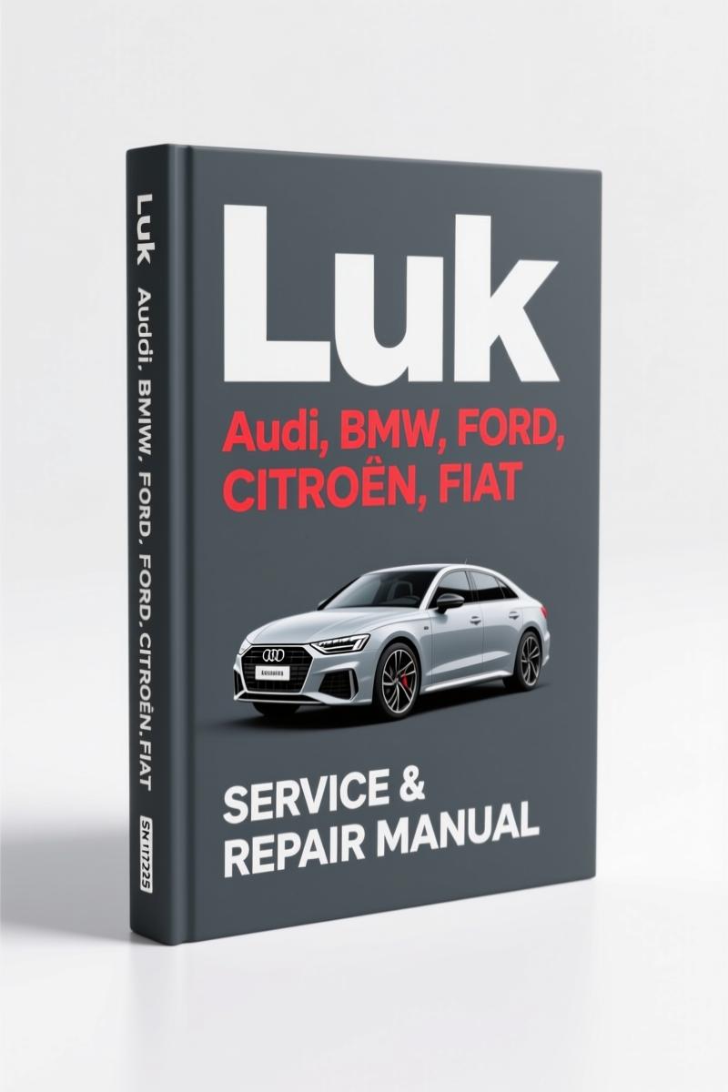 Luk 2012 repair manual cover for Audi Seat Skoda Volkswagen dry double clutch 7-speed OAM