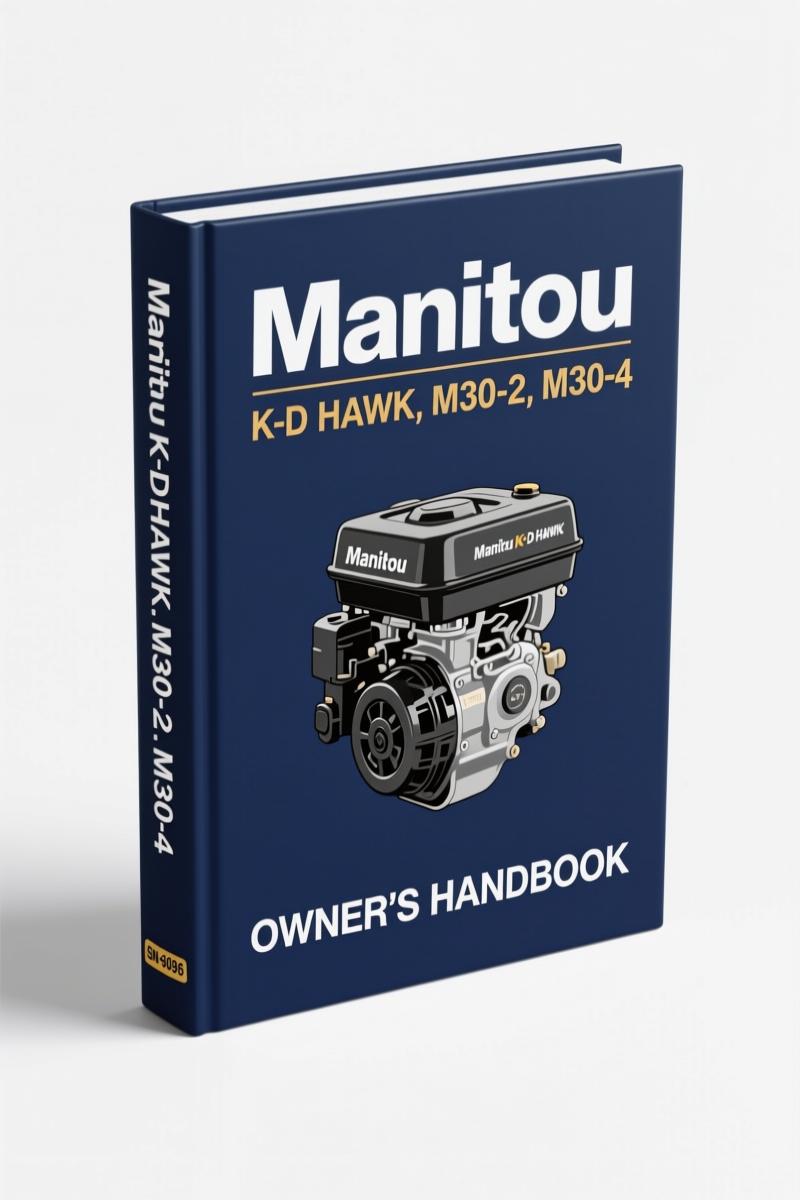 Manitou K-D HAWK M30-2 M30-4 Operators Manual cover - 101 pages factory OEM document