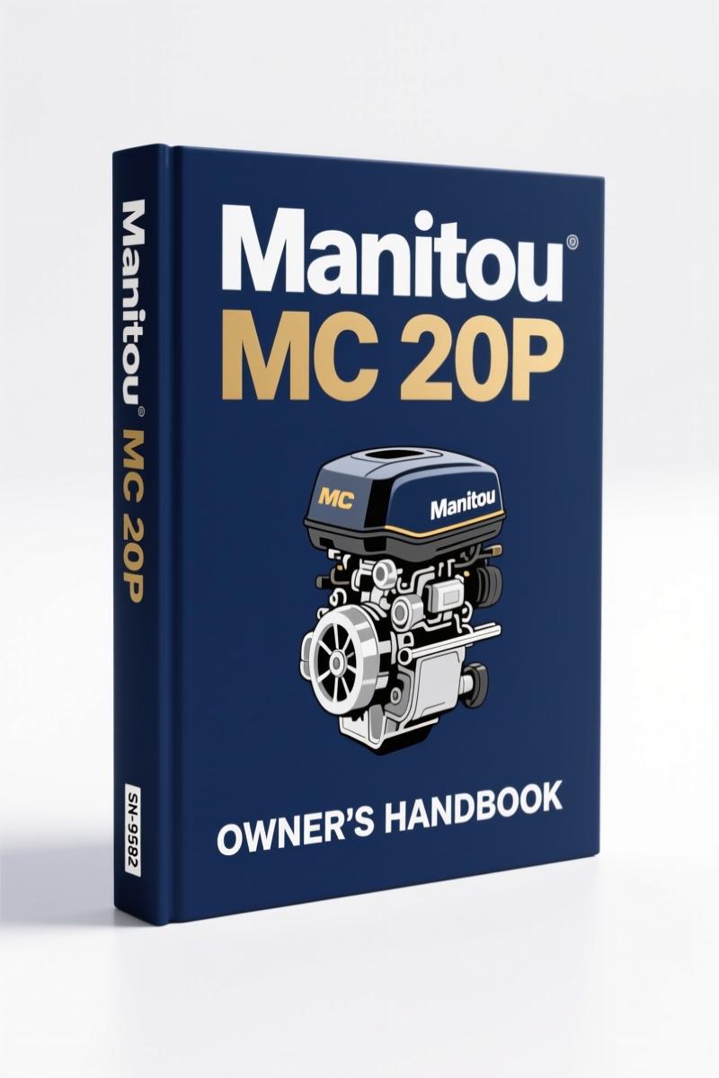 Manitou MC 20P 1984 Operators Manual – Factory Specs 2 Manitou MC 20P 1984 Operators Manual cover - factory print from Manitou BF SA
